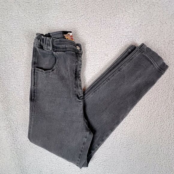 HARLEY DAVIDSON WOMENS BLACK JEANS SIZE 10 - Picture 9 of 9